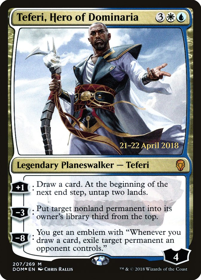 Teferi, Hero of Dominaria [Dominaria Prerelease Promos] | Card Merchant Takapuna