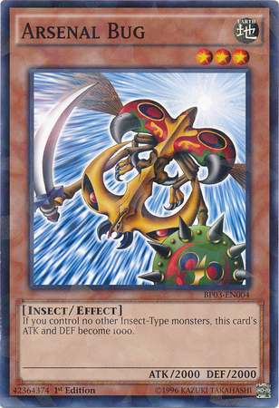 Arsenal Bug [BP03-EN004] Shatterfoil Rare | Card Merchant Takapuna