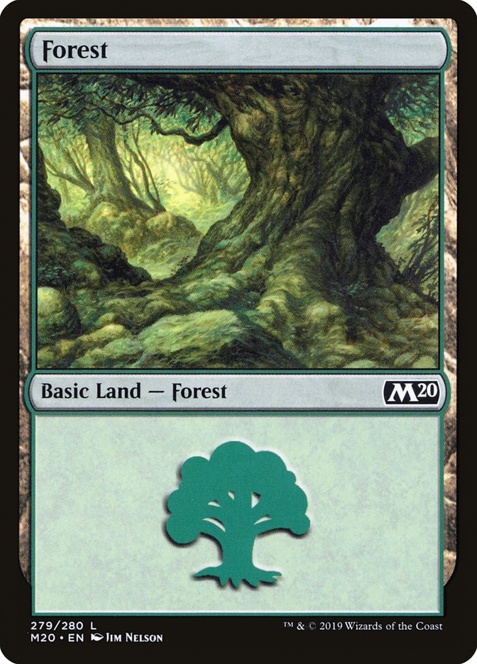 Forest (279) [Core Set 2020] | Card Merchant Takapuna