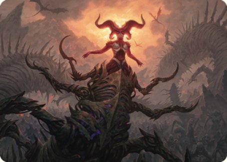 Sheoldred, the Apocalypse Art Card [Dominaria United Art Series] | Card Merchant Takapuna