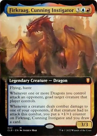 Firkraag, Cunning Instigator (Extended Art) [Commander Legends: Battle for Baldur's Gate] | Card Merchant Takapuna