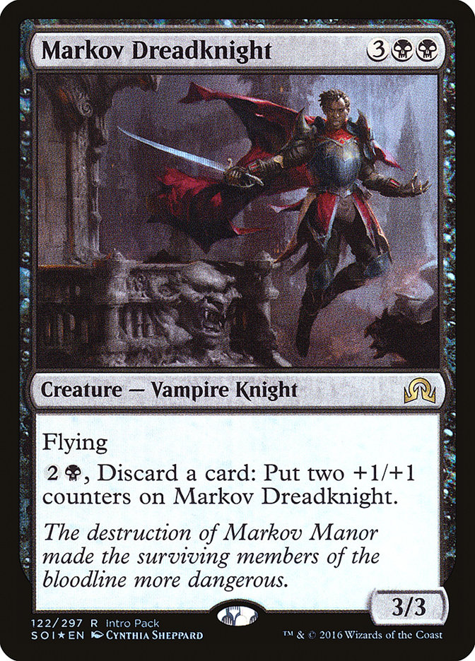 Markov Dreadknight (Intro Pack) [Shadows over Innistrad Promos] | Card Merchant Takapuna