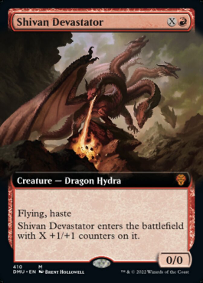 Shivan Devastator (Extended Art) [Dominaria United] | Card Merchant Takapuna