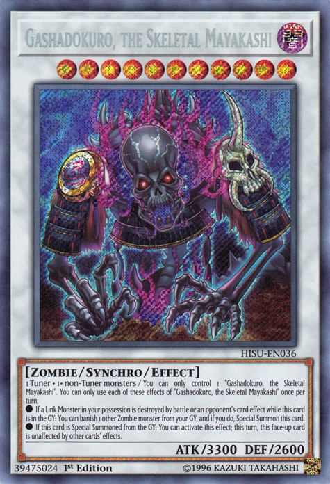 Gashadokuro, the Skeletal Mayakashi [HISU-EN036] Secret Rare | Card Merchant Takapuna