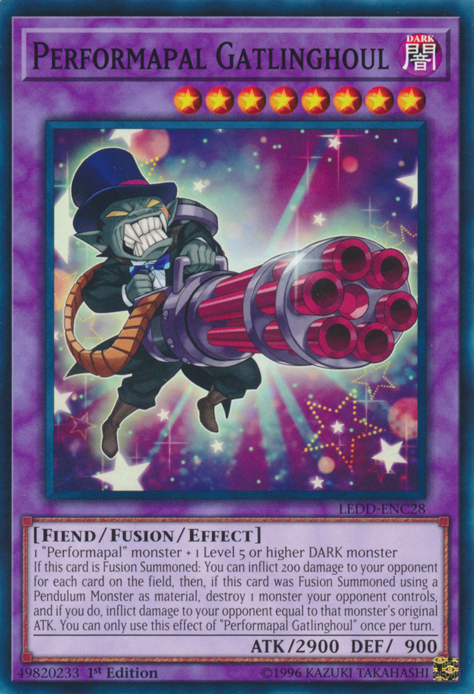 Performapal Gatlinghoul [LEDD-ENC28] Common | Card Merchant Takapuna