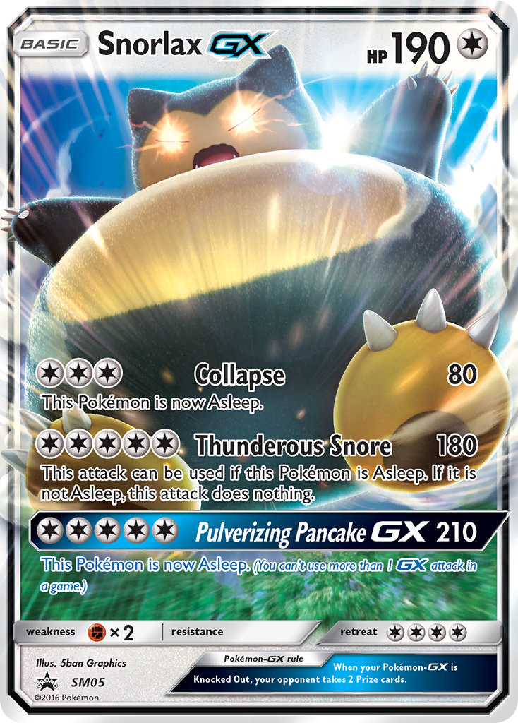 Snorlax GX (SM05) [Sun & Moon: Black Star Promos] | Card Merchant Takapuna