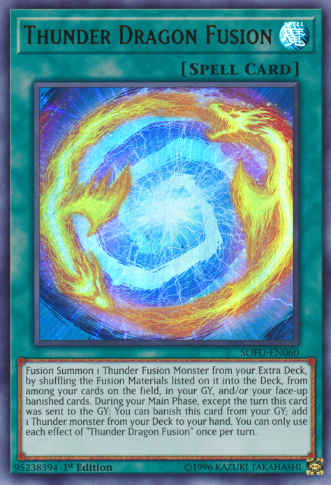 Thunder Dragon Fusion [SOFU-EN060] Ultra Rare | Card Merchant Takapuna