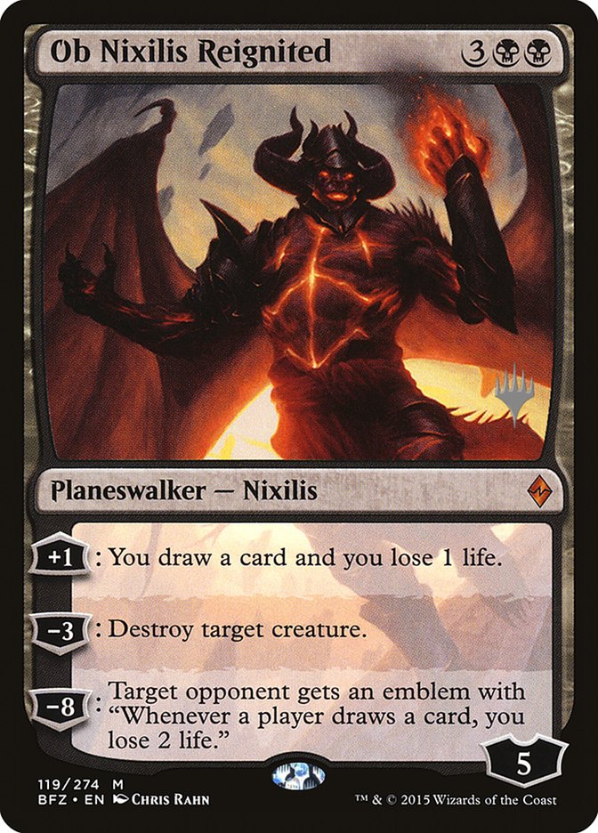 Ob Nixilis Reignited (Promo Pack) [Battle for Zendikar Promos] | Card Merchant Takapuna