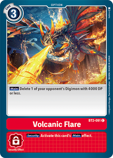 Volcanic Flare [BT2-091] [Release Special Booster Ver.1.5] | Card Merchant Takapuna