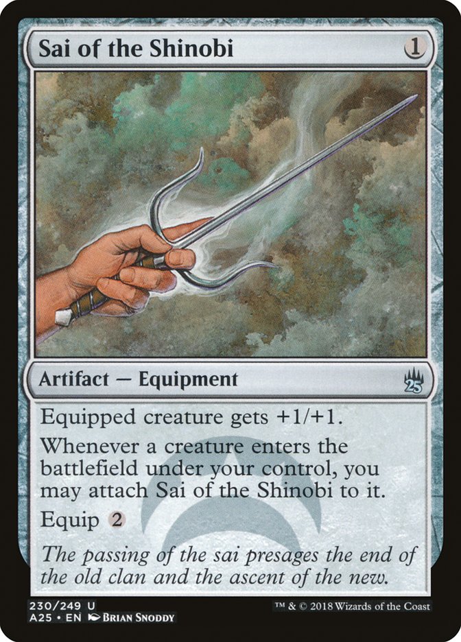 Sai of the Shinobi [Masters 25] | Card Merchant Takapuna