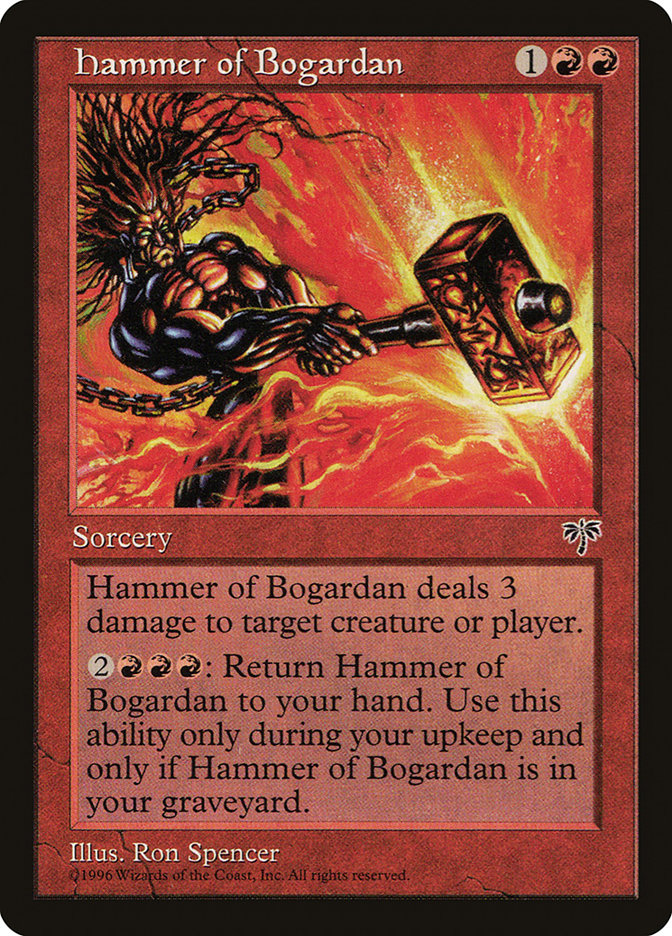 Hammer of Bogardan [Mirage] | Card Merchant Takapuna