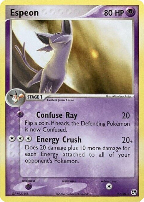 Espeon (16/100) [EX: Battle Stadium] | Card Merchant Takapuna