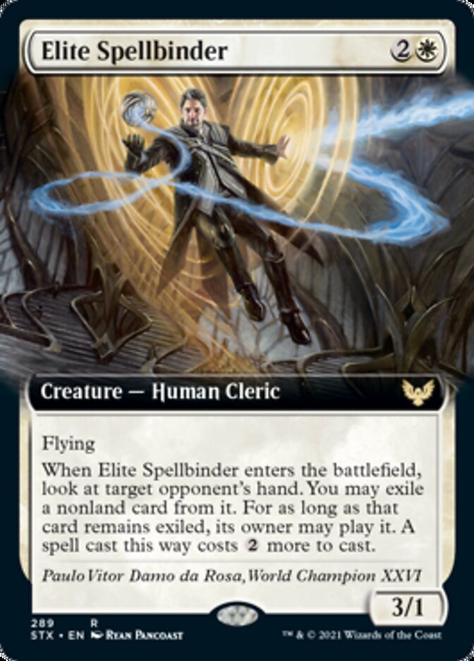 Elite Spellbinder (Extended Art) [Strixhaven: School of Mages] | Card Merchant Takapuna