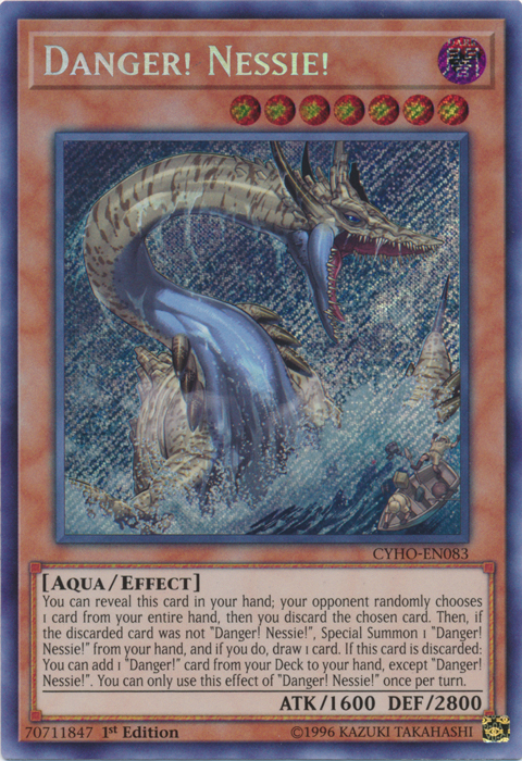 Danger! Nessie! [CYHO-EN083] Secret Rare | Card Merchant Takapuna