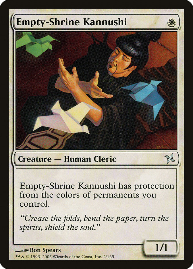 Empty-Shrine Kannushi [Betrayers of Kamigawa] | Card Merchant Takapuna