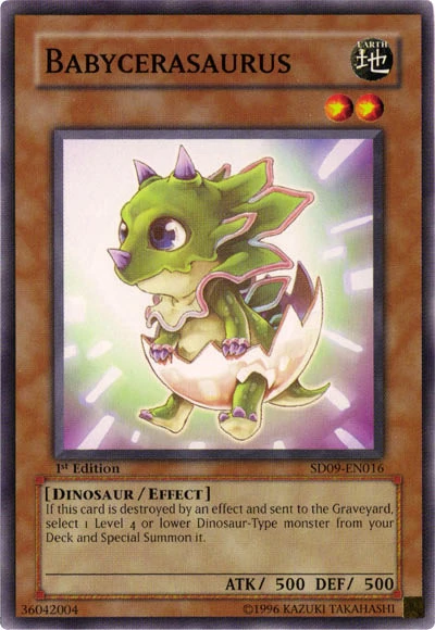 Babycerasaurus [SD09-EN016] Common | Card Merchant Takapuna