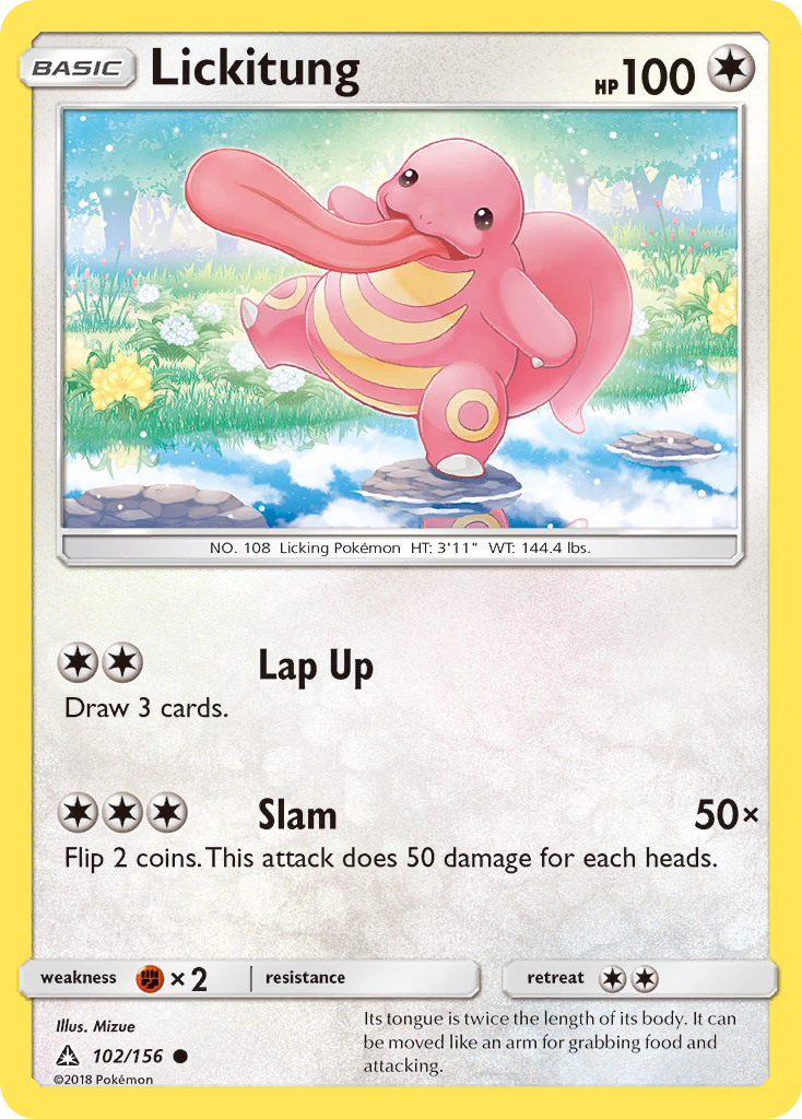 Lickitung (102/156) [Sun & Moon: Ultra Prism] | Card Merchant Takapuna