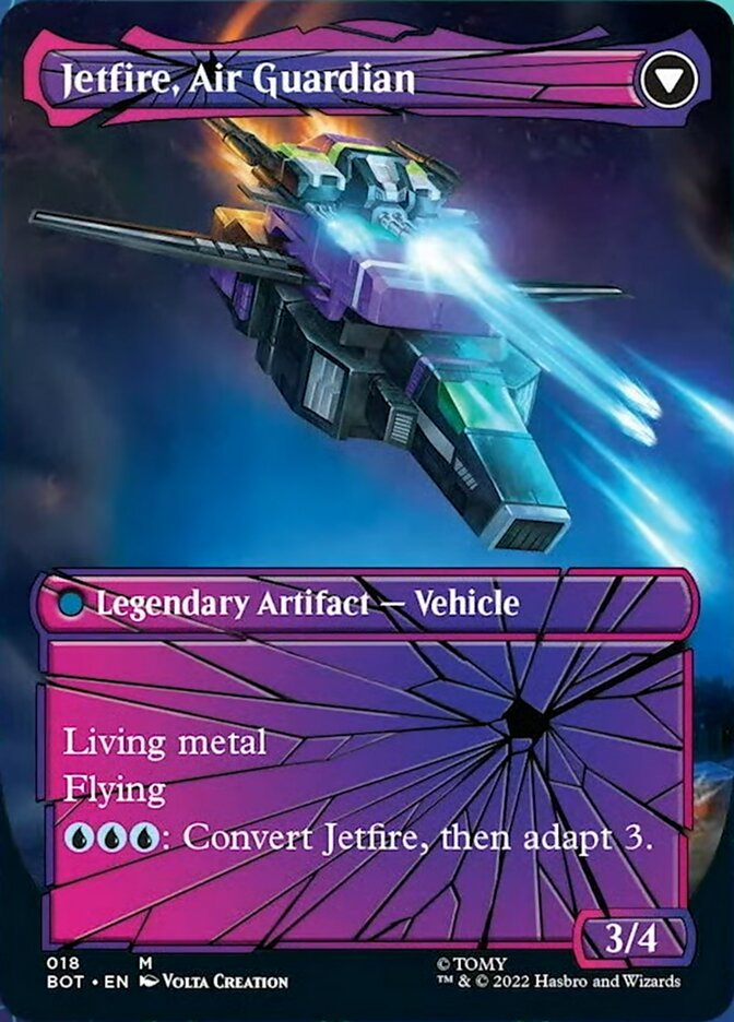 Jetfire, Ingenious Scientist // Jetfire, Air Guardian (Shattered Glass) [Transformers] | Card Merchant Takapuna