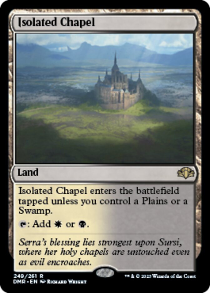 Isolated Chapel [Dominaria Remastered] | Card Merchant Takapuna