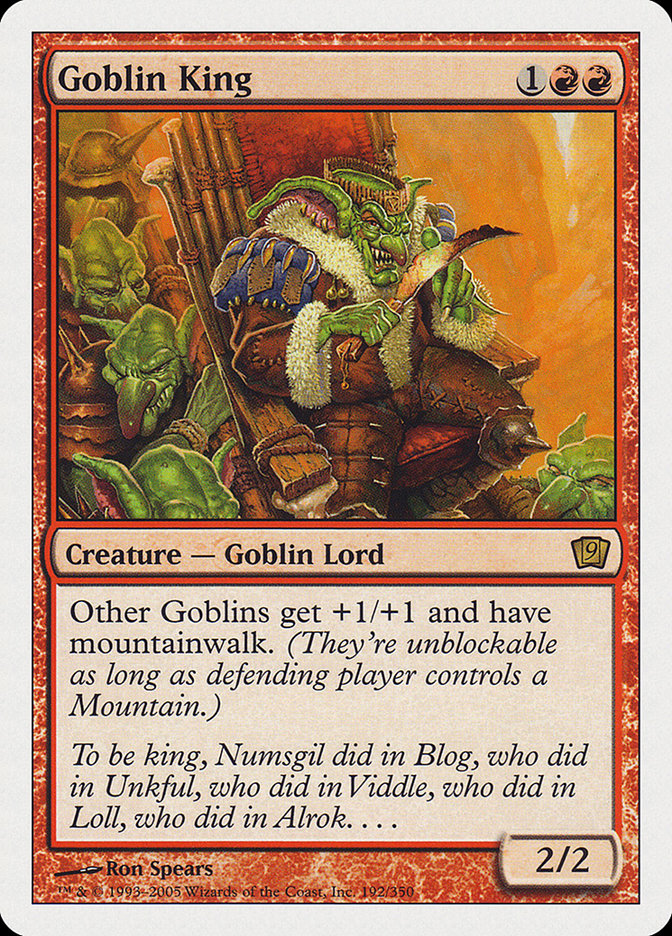 Goblin King [Ninth Edition] | Card Merchant Takapuna