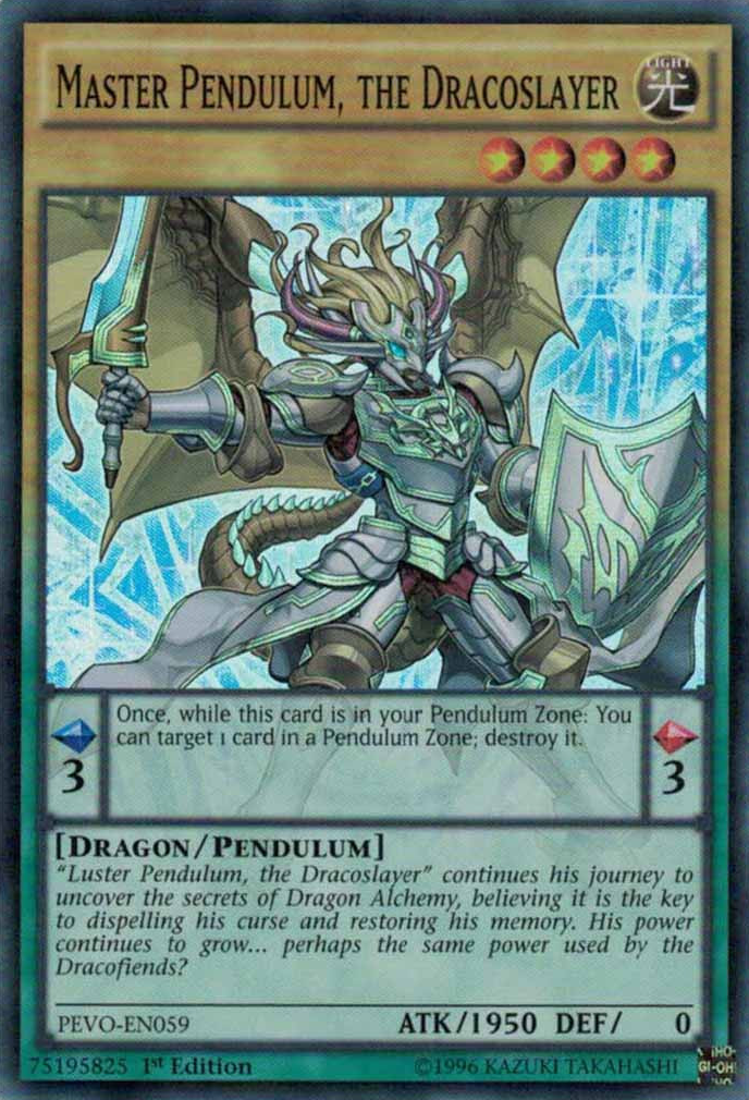 Master Pendulum, the Dracoslayer [PEVO-EN059] Super Rare | Card Merchant Takapuna