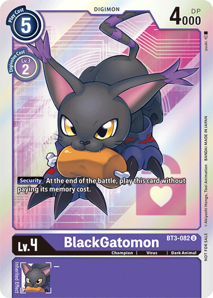 BlackGatomon [BT3-082] (Buy-A-Box Promo) [Release Special Booster Ver.1.5 Promos] | Card Merchant Takapuna