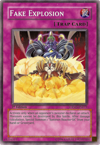 Fake Explosion [CRMS-EN071] Common | Card Merchant Takapuna