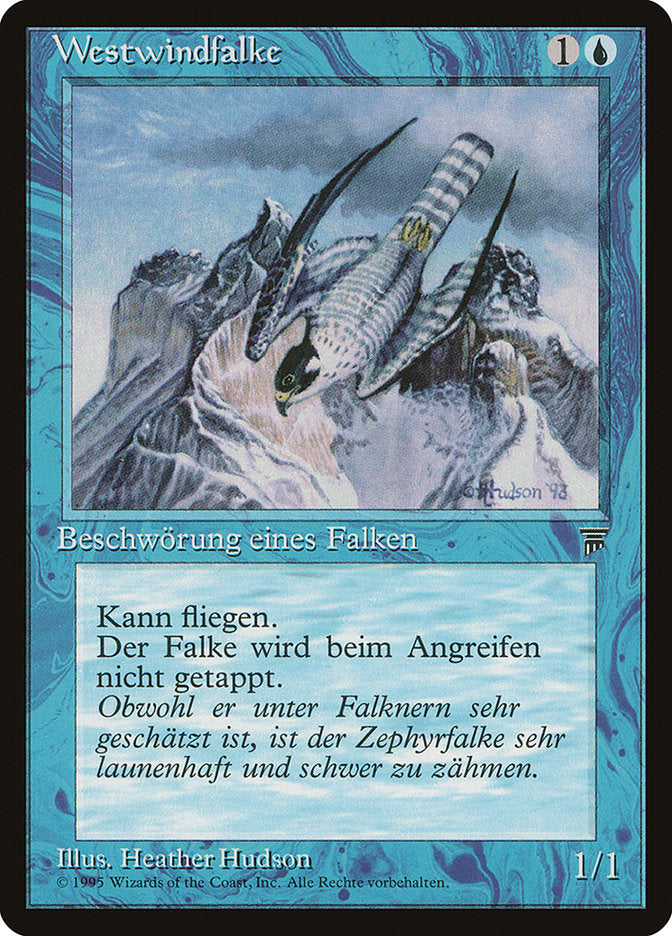 Zephyr Falcon (German) - "Westwindfalke" [Renaissance] | Card Merchant Takapuna