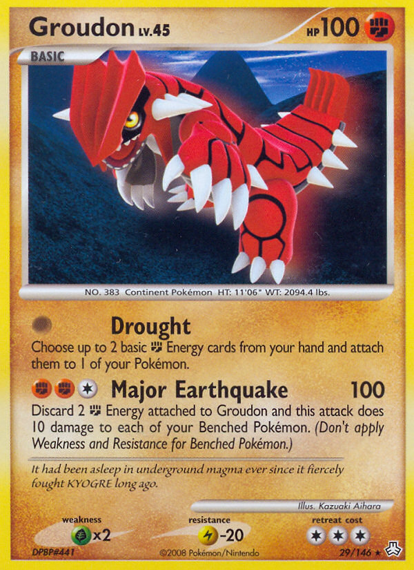 Groudon (29/146) [Diamond & Pearl: Legends Awakened] | Card Merchant Takapuna