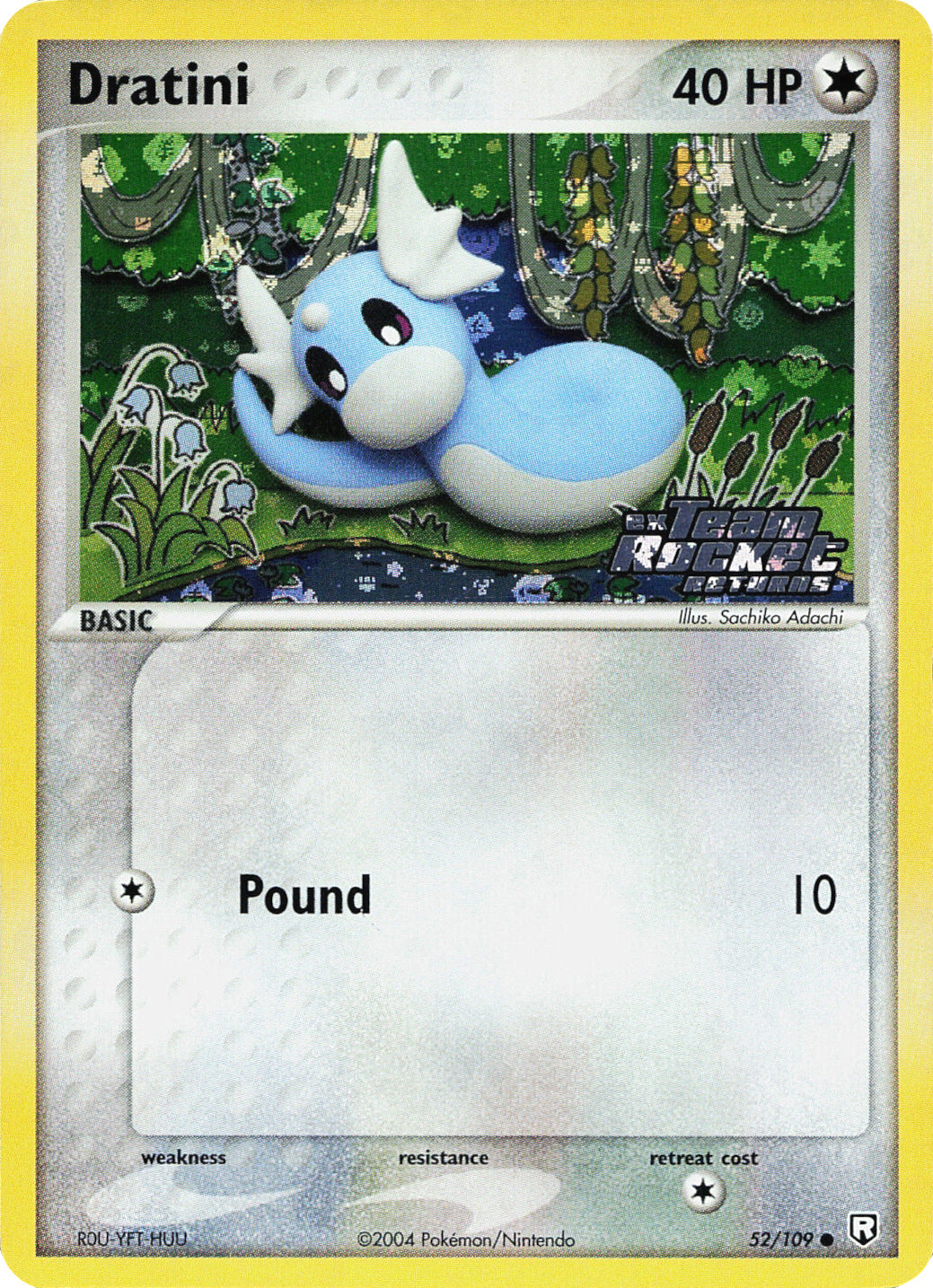 Dratini (52/109) (Stamped) [EX: Team Rocket Returns] | Card Merchant Takapuna