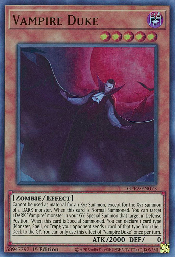 Vampire Duke [GFP2-EN073] Ultra Rare | Card Merchant Takapuna