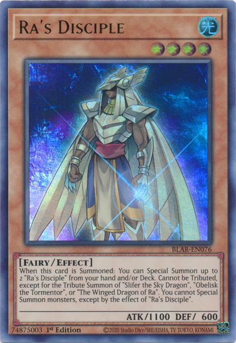 Ra's Disciple [BLAR-EN076] Ultra Rare | Card Merchant Takapuna