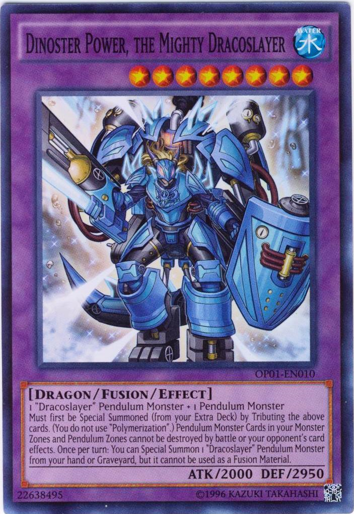 Dinoster Power, the Mighty Dracoslayer [OP01-EN010] Super Rare | Card Merchant Takapuna