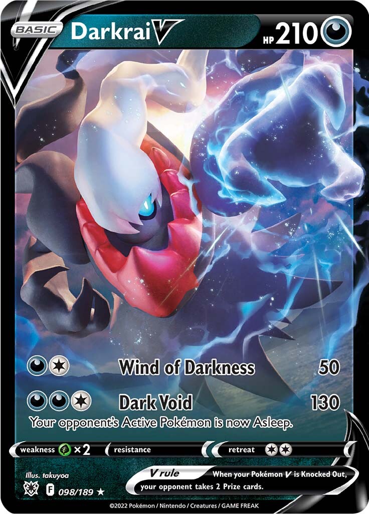 Darkrai V (098/189) [Sword & Shield: Astral Radiance] | Card Merchant Takapuna