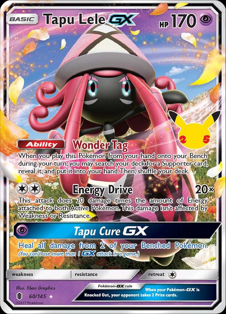 Tapu Lele GX (60/145) [Celebrations: 25th Anniversary - Classic Collection] | Card Merchant Takapuna