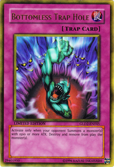 Bottomless Trap Hole [GLD2-EN045] Ultra Rare | Card Merchant Takapuna