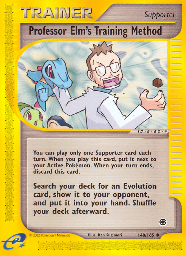 Professor Elm's Training Method (148/165) [Expedition: Base Set] | Card Merchant Takapuna