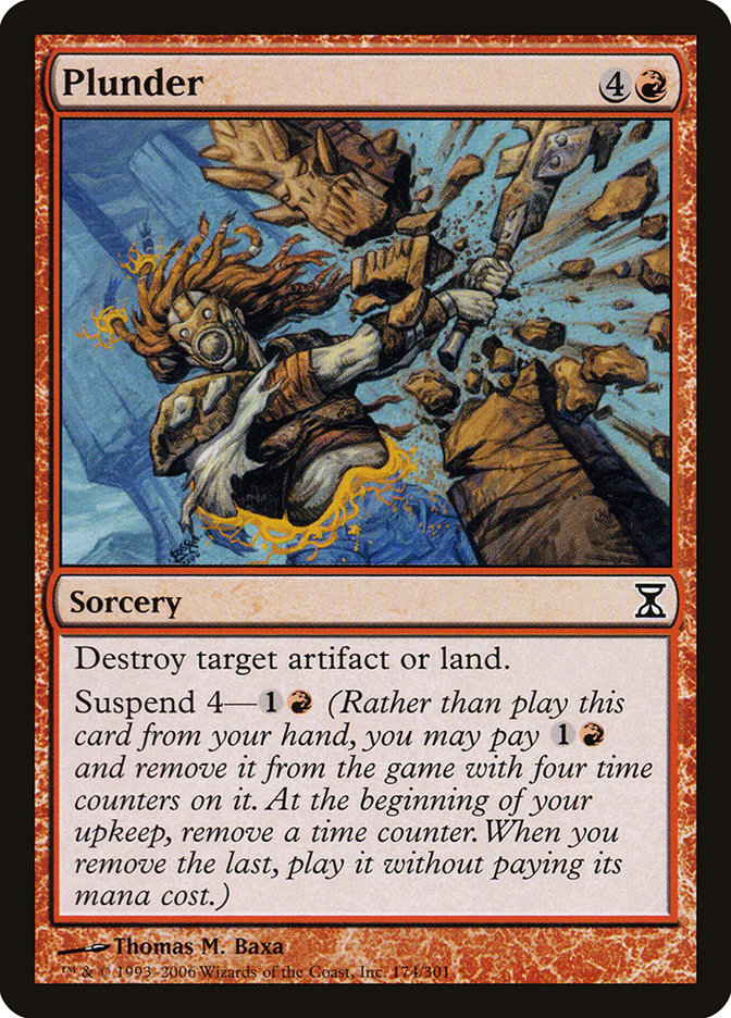 Plunder [Time Spiral] | Card Merchant Takapuna