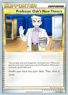 Professor Oak's New Theory (101/123) (Reshiphlosion - Christopher Kan) [World Championships 2011] | Card Merchant Takapuna