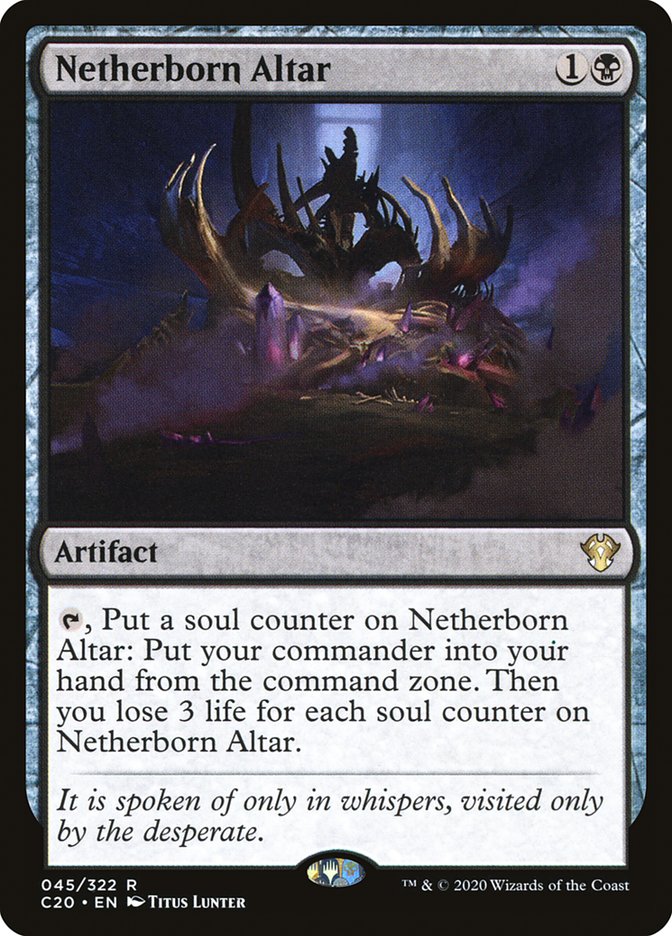 Netherborn Altar [Commander 2020] | Card Merchant Takapuna