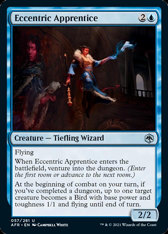 Eccentric Apprentice [Dungeons & Dragons: Adventures in the Forgotten Realms] | Card Merchant Takapuna