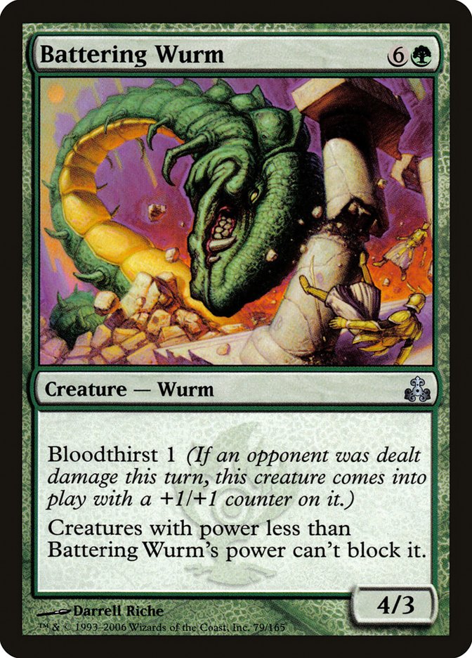 Battering Wurm [Guildpact] | Card Merchant Takapuna