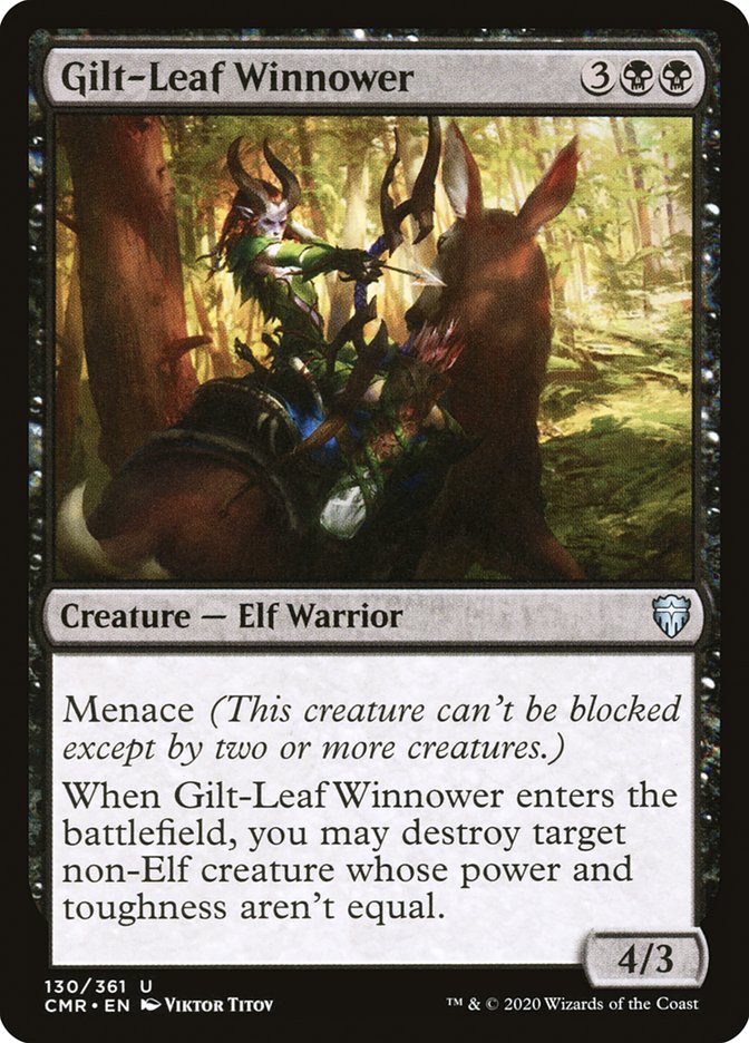 Gilt-Leaf Winnower [Commander Legends] | Card Merchant Takapuna