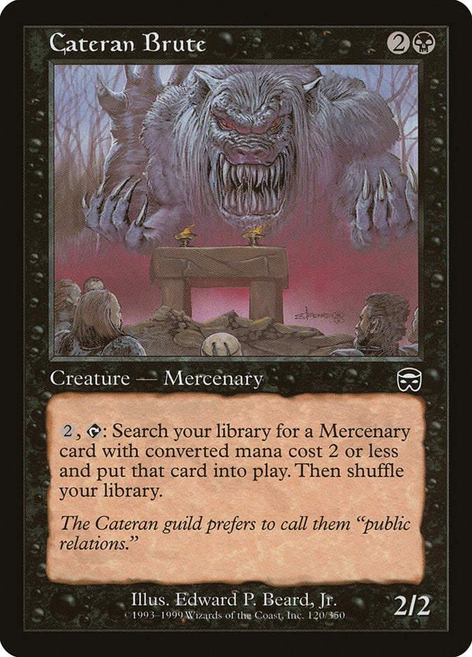 Cateran Brute [Mercadian Masques] | Card Merchant Takapuna