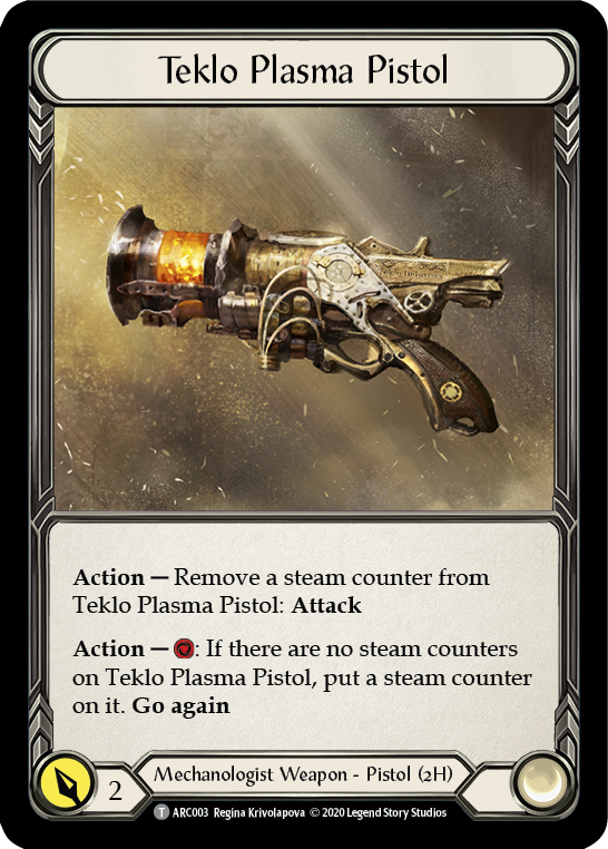 Runechant // Teklo Plasma Pistol [U-ARC112T // U-ARC003] (Arcane Rising Unlimited)  Unlimited Normal | Card Merchant Takapuna