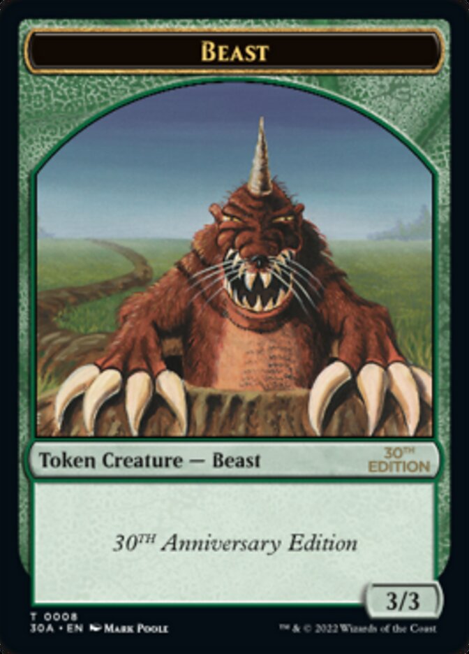 Beast Token [30th Anniversary Tokens] | Card Merchant Takapuna