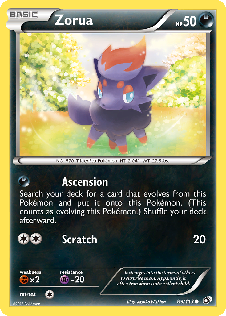 Zorua (89/113) [Black & White: Legendary Treasures] | Card Merchant Takapuna