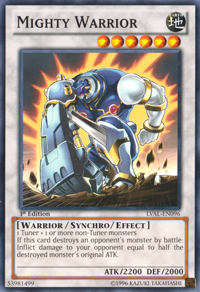 Mighty Warrior [LVAL-EN096] Common | Card Merchant Takapuna