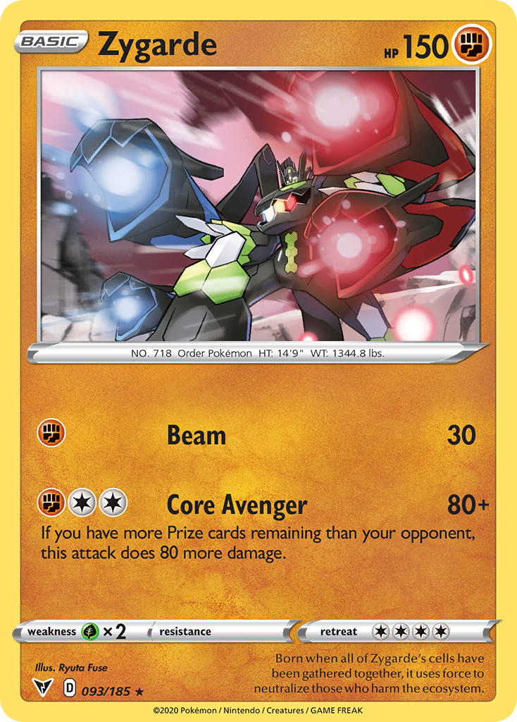 Zygarde (093/185) [Sword & Shield: Vivid Voltage] | Card Merchant Takapuna