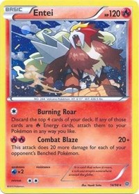 Entei (14/98) (Cosmos Holo) (Blister Exclusive) [XY: Ancient Origins] | Card Merchant Takapuna